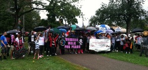 2012 Women's Walk for Peace - Group in Park