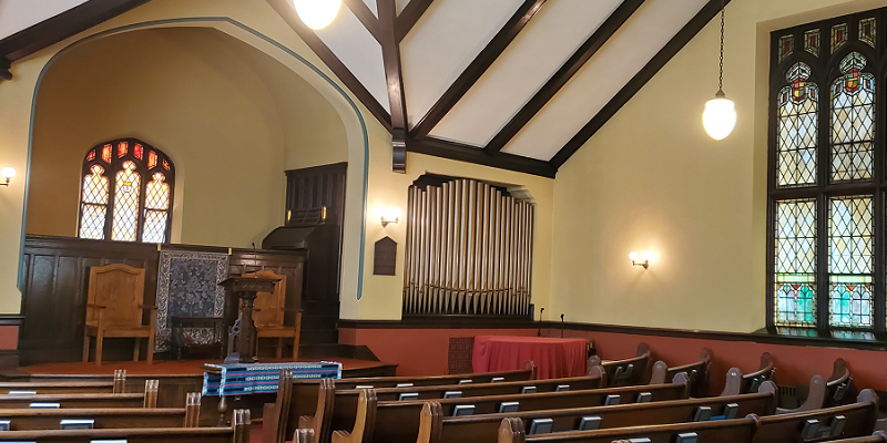Sanctuary at Allegheny Unitarian Universalist Church